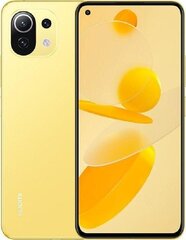 Xiaomi Mi 11 Lite 5G, 8/128 GB, Dual SIM, Citrus Yellow hinta ja tiedot | Matkapuhelimet | hobbyhall.fi