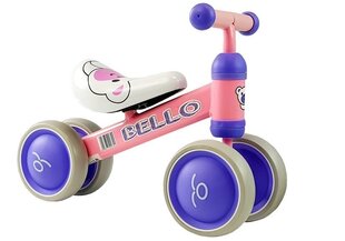 Potkupyörä Bello Double Wheels, vaaleanpunainen hinta ja tiedot | Potkupyörät | hobbyhall.fi