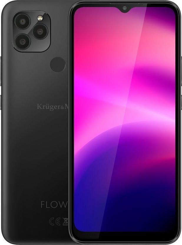 Kruger & Matz Flow 9 älypuhelin 32GB, Dual SIM, musta hinta ja tiedot | Matkapuhelimet | hobbyhall.fi