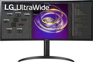 LG 34WP85C-B 34" Curved UltraWide™ QHD näyttö hinta ja tiedot | Näytöt | hobbyhall.fi