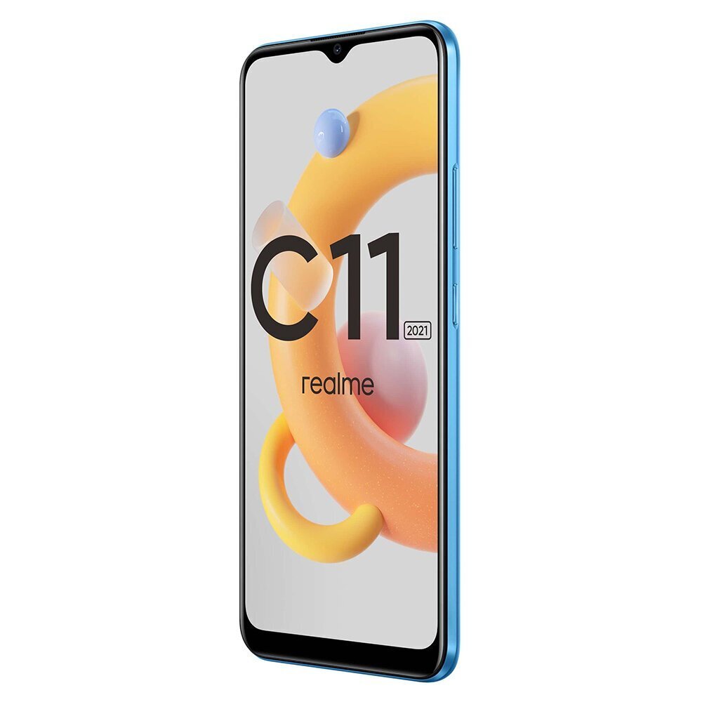 Realme C11 (2021) , 32 GB, Dual SIM, Blue hinta ja tiedot | Matkapuhelimet | hobbyhall.fi