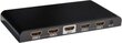 Techly HDMI 1/4 ULTRA HD 3D -HDMI-keskitin hinta ja tiedot | Adapterit | hobbyhall.fi