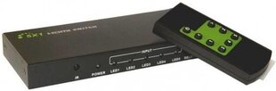 Techly 5 -porttia HDMI 5x1 4K * 30 Hz -kytkin hinta ja tiedot | Adapterit | hobbyhall.fi
