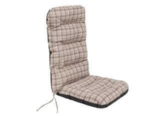 Hobbygarden Basia tyyny tuolille 48cm, beige väri/ruskea hinta ja tiedot | Istuintyynyt, pehmusteet ja päälliset | hobbyhall.fi