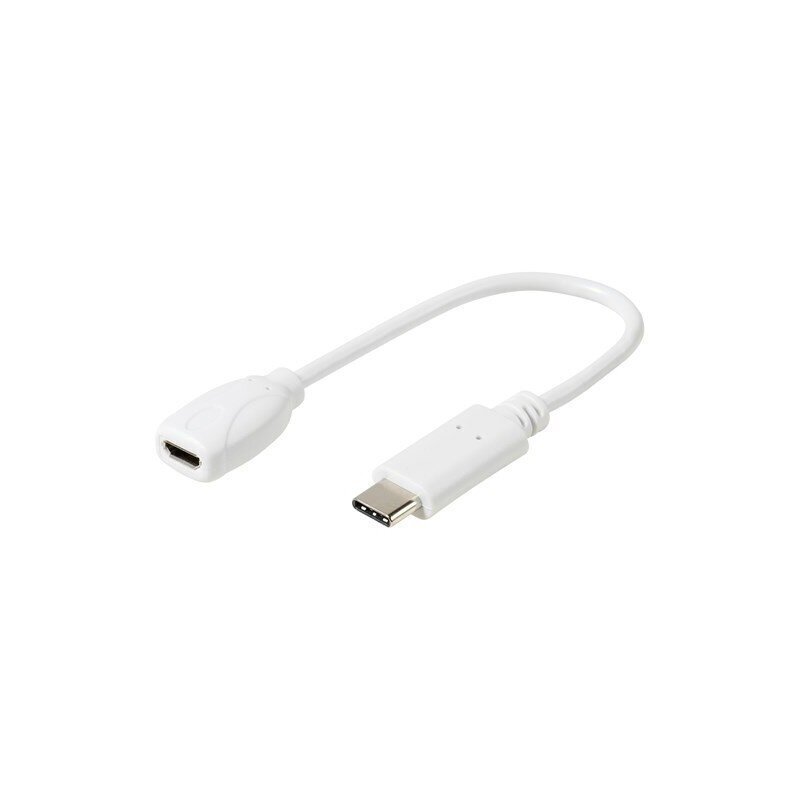 C-tyypin USB-sovitin Vivanco - microUSB (37558) hinta ja tiedot | Kaapelit ja adapterit | hobbyhall.fi