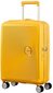 American Tourister lentolaukku Soundbox Spinner Expandable 55cm, keltainen hinta ja tiedot | Matkalaukut ja -kassit | hobbyhall.fi
