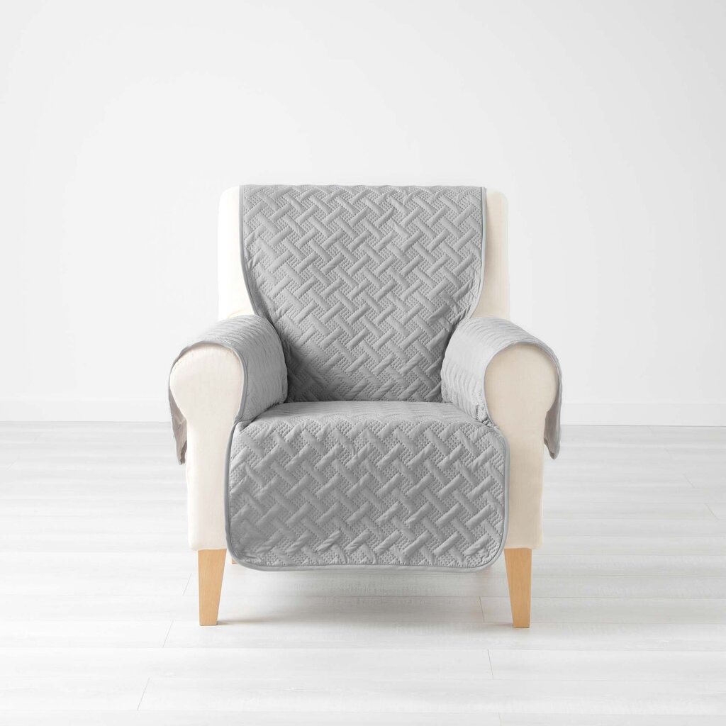 Douceur d'Intérieur Lounge -nojatuolin irtopäällinen, vaaleanharmaa, 165 x 179 cm hinta ja tiedot | Päiväpeitot ja huovat | hobbyhall.fi