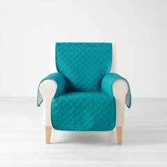 Douceur d'Intérieur Lounge -nojatuolin irtopäällinen, petroolinsininen, 165 x 179 cm hinta ja tiedot | Huonekalujen päälliset | hobbyhall.fi