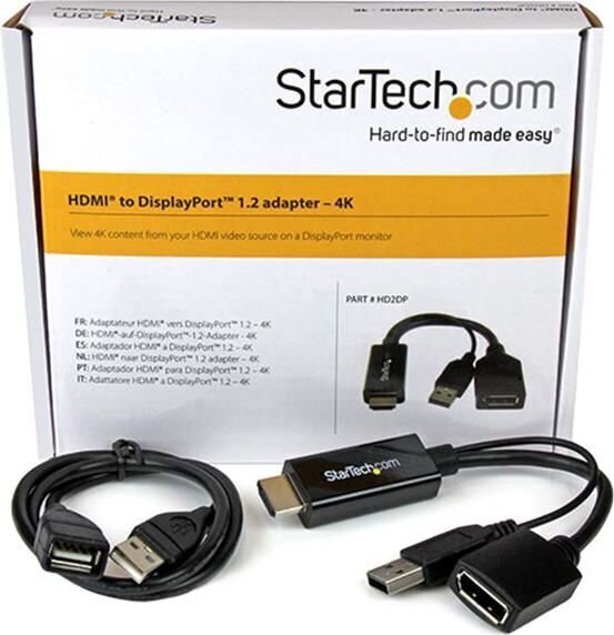 StarTech HD2DP hinta ja tiedot | Kaapelit ja adapterit | hobbyhall.fi