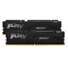 DDR5 Fury Beast Black 16GB(2 8GB)/5200 CL4 hinta ja tiedot | Muisti (RAM) | hobbyhall.fi