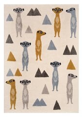 Lasten matto Happy Meerkats 120x170 cm hinta ja tiedot | Isot matot | hobbyhall.fi