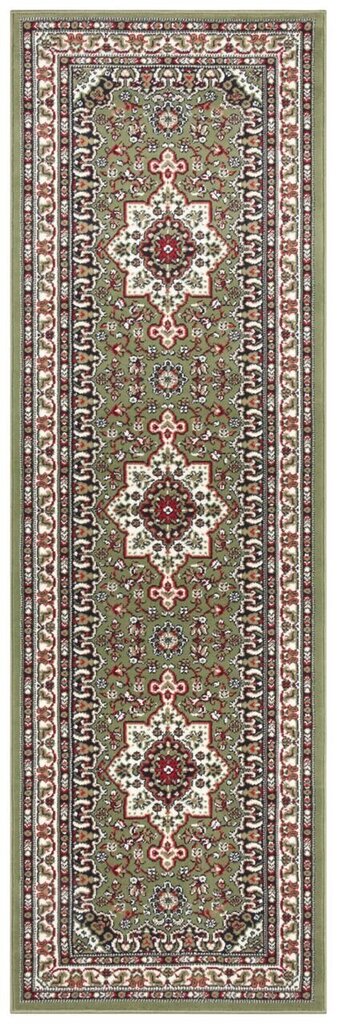 Matto Nouristan Mirkan Paroni Tabriz 80x250 cm, vihreä hinta ja tiedot | Isot matot | hobbyhall.fi