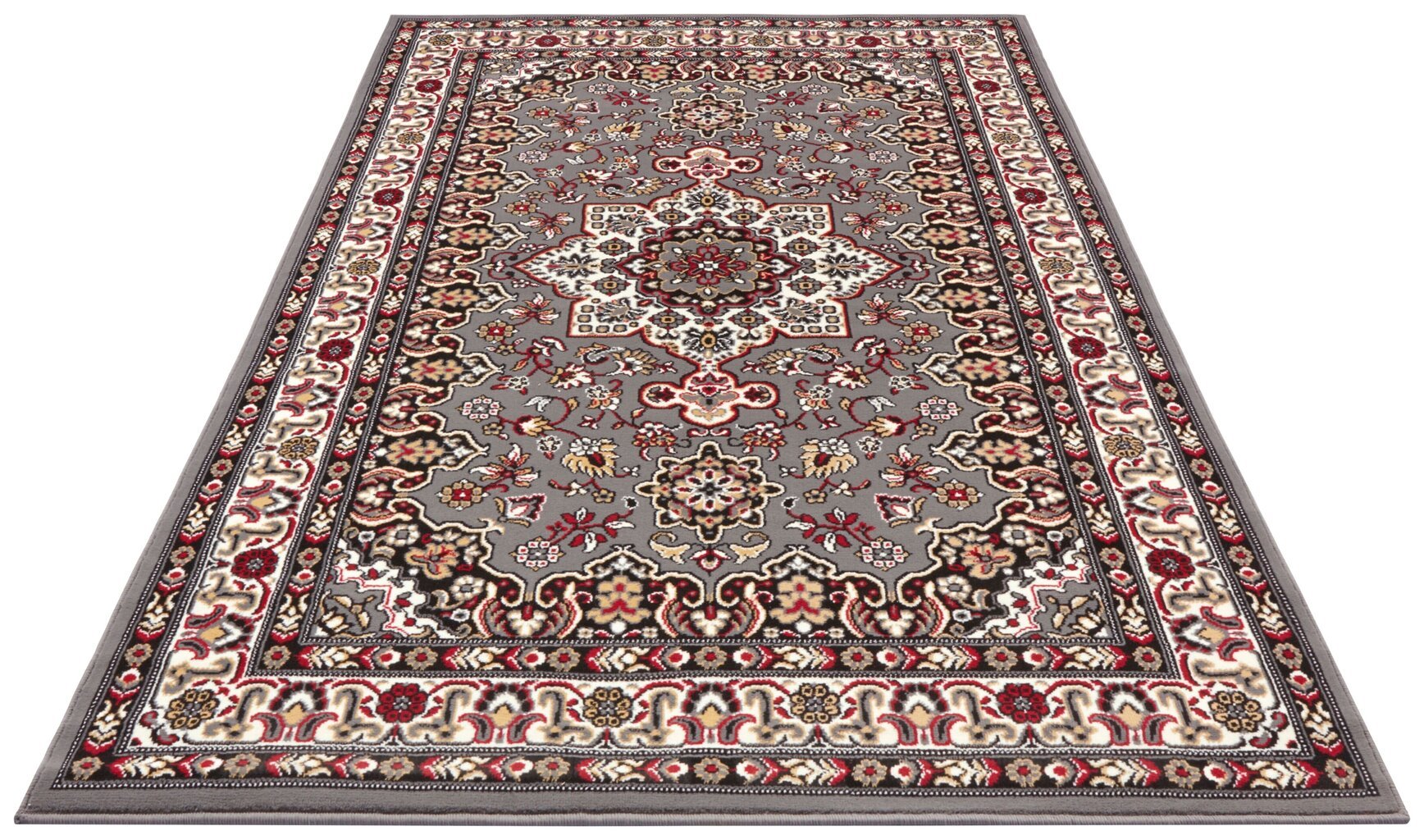 Matto Nouristan Mirkan Baron Tabriz 80x150 cm, harmaa hinta ja tiedot | Isot matot | hobbyhall.fi