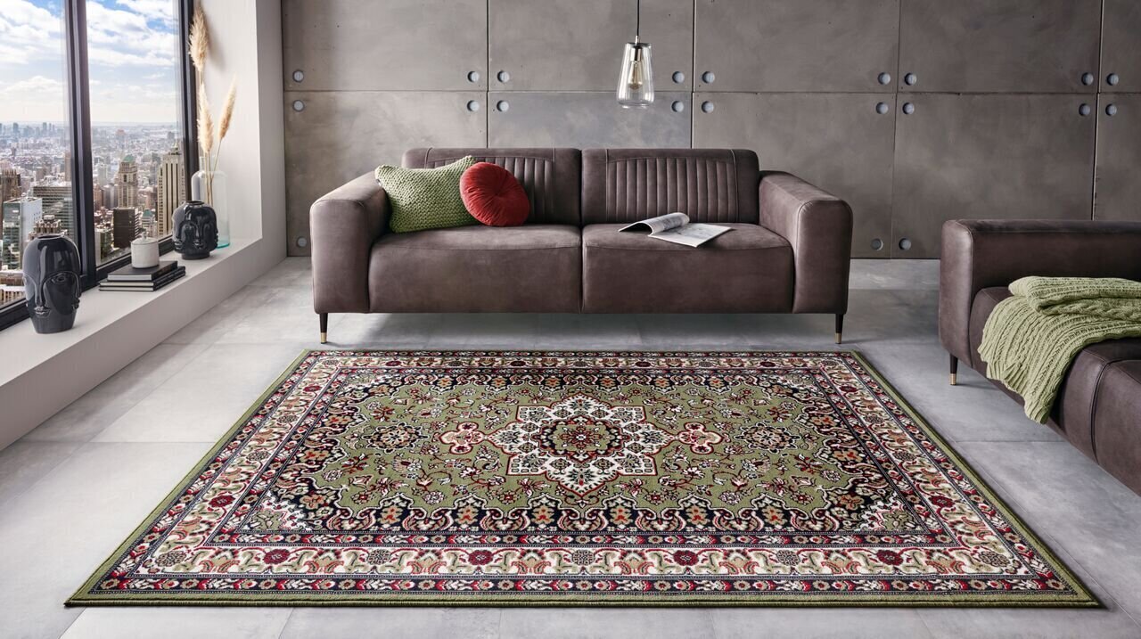 Matto Nouristan Mirkan Baron Tabriz 80x150 cm, vihreä hinta ja tiedot | Isot matot | hobbyhall.fi