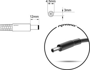 Mitsu 19.5V, 4.62A, 90W hinta ja tiedot | Kannettavien tietokoneiden laturit | hobbyhall.fi