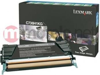 Lexmark - Optra C73x/X73x musta 12K C736H1KG hinta ja tiedot | Laserkasetit | hobbyhall.fi