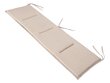 Tyyny penkille Hobbygarden Cindy 180x46 cm, beige hinta ja tiedot | Istuintyynyt, pehmusteet ja päälliset | hobbyhall.fi