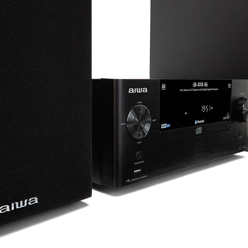 Aiwa MSBTU-500 black hinta ja tiedot | Stereojärjestelmät | hobbyhall.fi