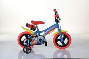 Dino bikes Superman 12" lastenpyörä, sininen/punainen/keltainen hinta ja tiedot | Polkupyörät | hobbyhall.fi