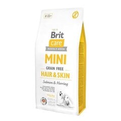 Brit Care Mini Hair & Skin täysravinto koirille 2kg hinta ja tiedot | Koiran kuivaruoka | hobbyhall.fi