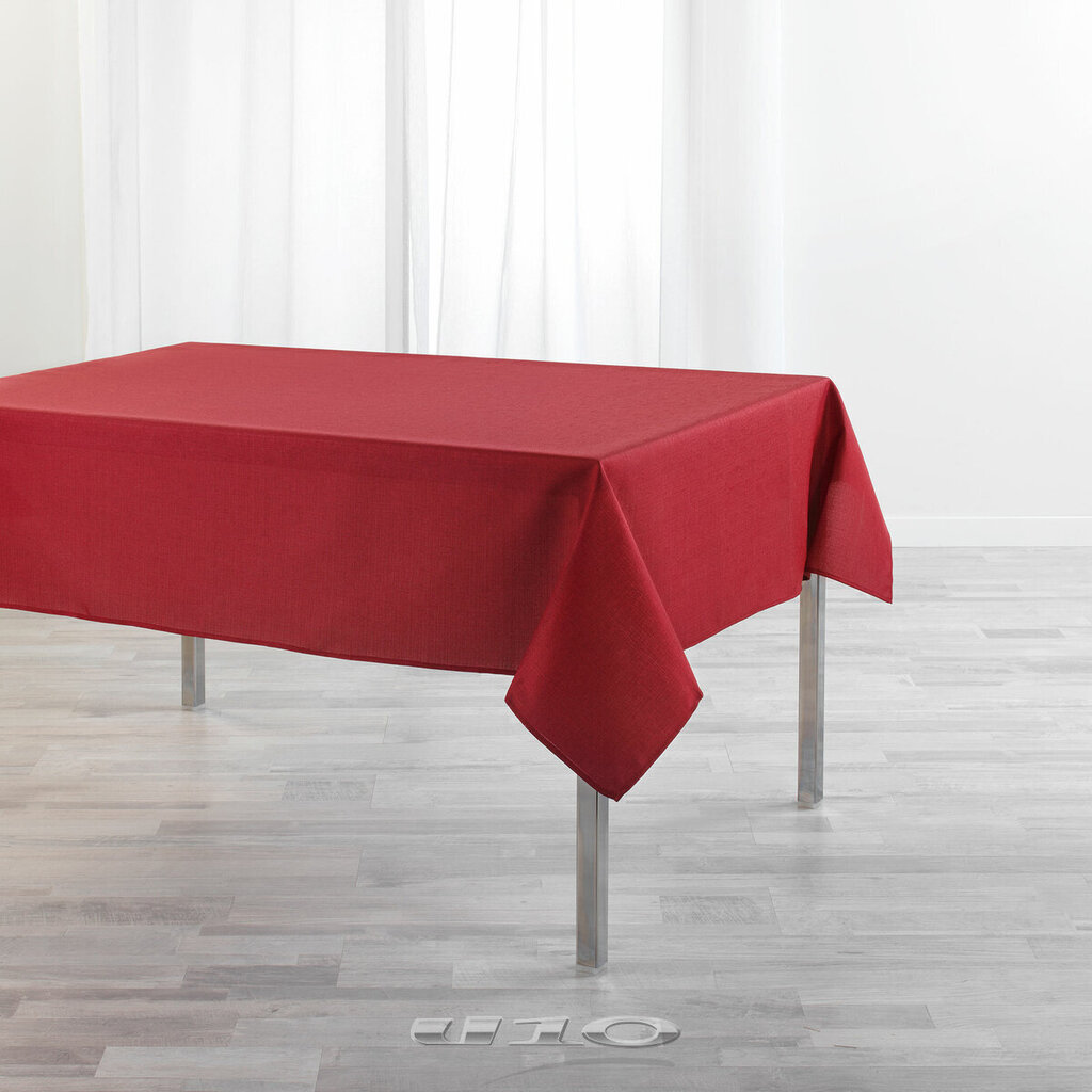 Douceur d'Intérieur Newton -pöytäliina, punainen, 140 x 250 cm hinta ja tiedot | Pöytäliinat, tabletit ja lautasliinat | hobbyhall.fi