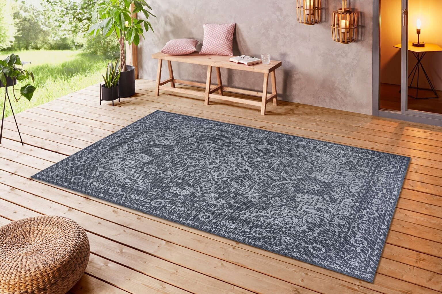 Oriental-matto, 120 x 170 cm, harmaa hinta ja tiedot | Isot matot | hobbyhall.fi