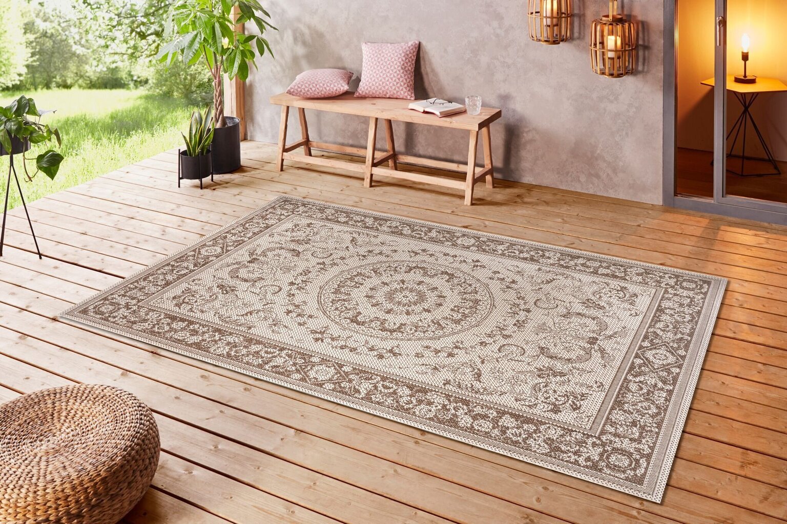 Oriental-matto, 200 x 290 cm, ruskea hinta ja tiedot | Isot matot | hobbyhall.fi