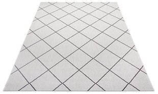 Scandi Look Grey/Black matto 80x150 cm hinta ja tiedot | Isot matot | hobbyhall.fi
