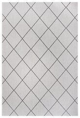 Scandi Look Grey/Black matto 80x150 cm hinta ja tiedot | Isot matot | hobbyhall.fi