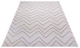 Zig Zag Light Brown matto 80x150 cm hinta ja tiedot | Isot matot | hobbyhall.fi