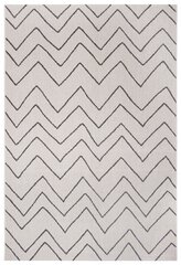 Zig Zag White/Black matto 120x170 cm hinta ja tiedot | Isot matot | hobbyhall.fi