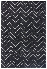 Zig Zag Black matto 200x290 cm hinta ja tiedot | Isot matot | hobbyhall.fi