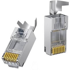 UGREEN NW193 Ethernet, RJ45 Pistoke, 8P/8C, Cat.7, FTP (10kpl.) hinta ja tiedot | Kaapelit ja adapterit | hobbyhall.fi