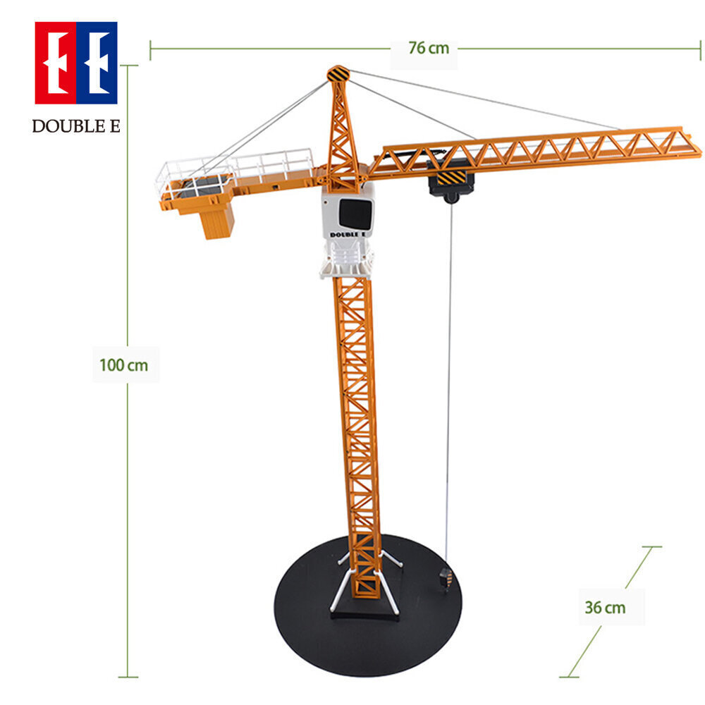 Radiokäyttöinen kaksoisnosturi Doubleeagle 1:20 JCB, E563-003 hinta ja tiedot | Poikien lelut | hobbyhall.fi