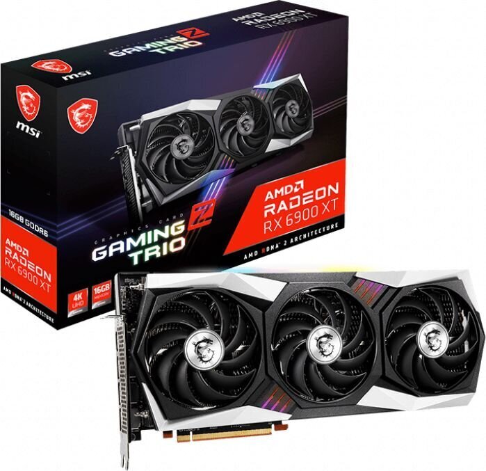 MSI Radeon RX 6900 XT Gaming Z Trio 16G hinta ja tiedot | Näytönohjaimet | hobbyhall.fi