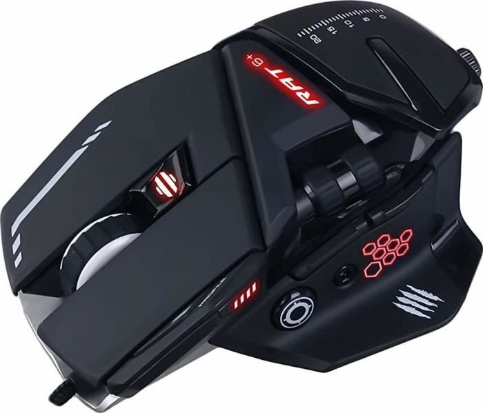 Mad Catz R.A.T. 6+, musta hinta ja tiedot | Hiiret | hobbyhall.fi