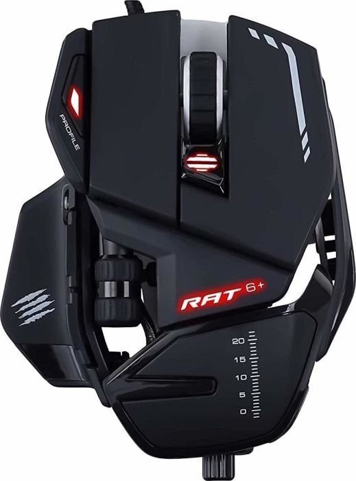 Mad Catz R.A.T. 6+, musta hinta ja tiedot | Hiiret | hobbyhall.fi