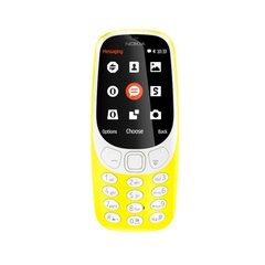 Nokia 3310 -peruspuhelin Dual-SIM, keltainen hinta ja tiedot | Nokia Puhelimet, älylaitteet ja kamerat | hobbyhall.fi