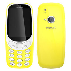 Nokia 3310 -peruspuhelin Dual-SIM, keltainen hinta ja tiedot | Nokia Matkapuhelimet ja tarvikkeet | hobbyhall.fi