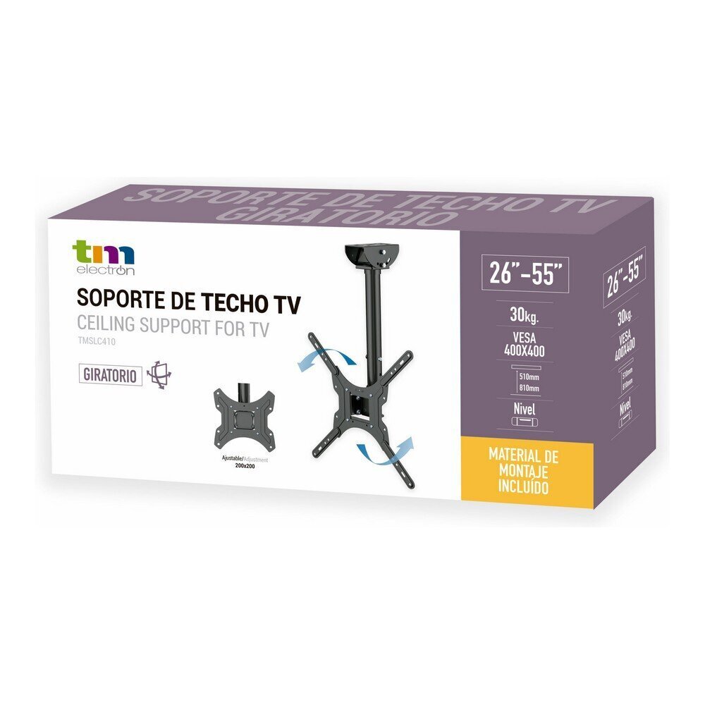 TM Electron TV-teline, 30 kg, 26-55" hinta ja tiedot | TV-seinätelineet | hobbyhall.fi