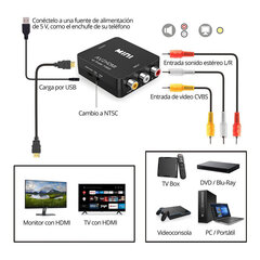 Signal Repeater HDMI 3 x RCA hinta ja tiedot | Ei ole määritelty Puhelimet, älylaitteet ja kamerat | hobbyhall.fi