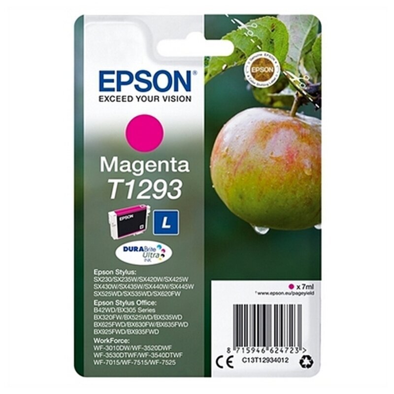 Kasetti mustesuihkutulostimille Tusz Epson T1293 hinta ja tiedot | Mustekasetit | hobbyhall.fi