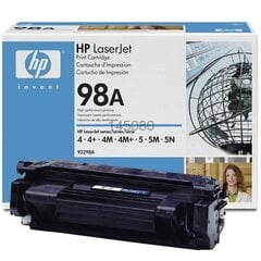 Kasetti HP 92298A hinta ja tiedot | Mustekasetit | hobbyhall.fi