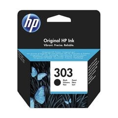 HP T6N02AE 303, musta hinta ja tiedot | Mustekasetit | hobbyhall.fi