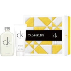 Sarja Calvin Klein CK One: EDT unisex 200 ml + Vartalovoide 200 ml hinta ja tiedot | Naisten hajuvedet | hobbyhall.fi