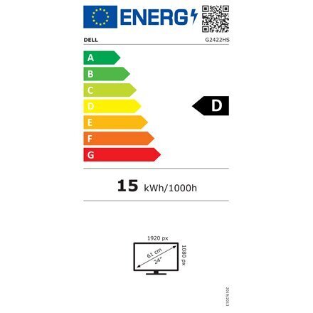 Dell 210-BDPN 24" Full HD LED IPS näyttö hinta ja tiedot | Näytöt | hobbyhall.fi