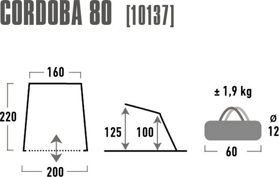 High Peak -rantateltta hinta ja tiedot | Teltat | hobbyhall.fi