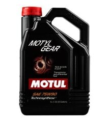 Öljy Motul MotylGear 75W90 5ltr (109057) hinta ja tiedot | Voiteluöljyt ja -nesteet | hobbyhall.fi