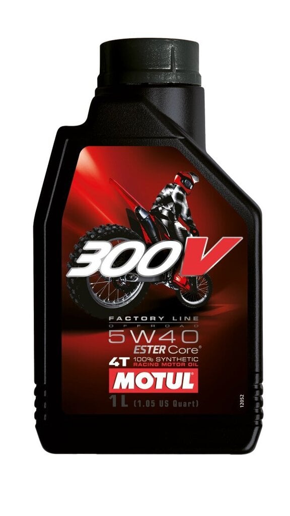 Synteettinen 4-tahtimoottoripyörän öljy Motul, 300V, 4T 5W40, 1 l hinta ja tiedot | Voiteluöljyt ja -nesteet | hobbyhall.fi