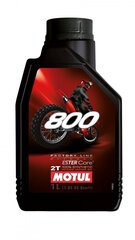 100 % synteettinen kilpaöljy 2-tahtimoottoripyörille Motul 800, 1 l hinta ja tiedot | Voiteluöljyt ja -nesteet | hobbyhall.fi